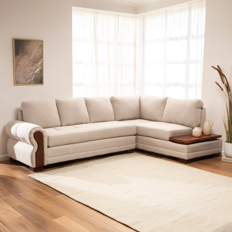 SECCIONAL DERECHO LIVING FACTORY MICHIGAN 6 CUERPOS BEIGE - 10