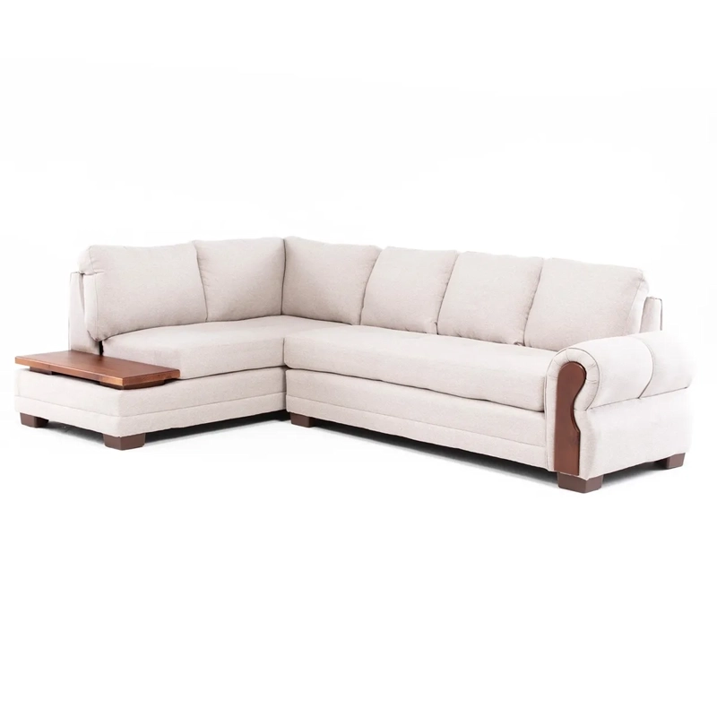 SECCIONAL IZQUIERDO LIVING FACTORY MICHIGAN 6 CUERPOS BEIGE - 1