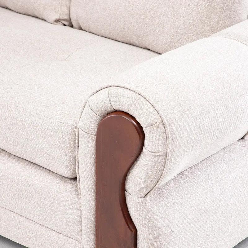 SECCIONAL IZQUIERDO LIVING FACTORY MICHIGAN 6 CUERPOS BEIGE - 6