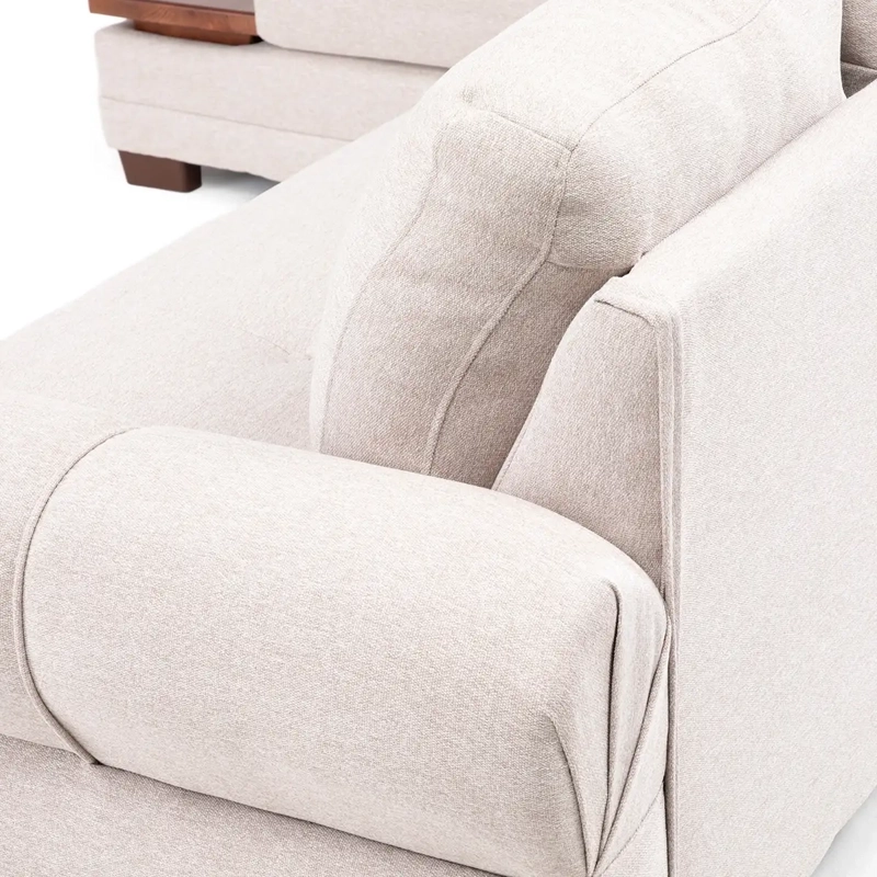 SECCIONAL IZQUIERDO LIVING FACTORY MICHIGAN 6 CUERPOS BEIGE - 7