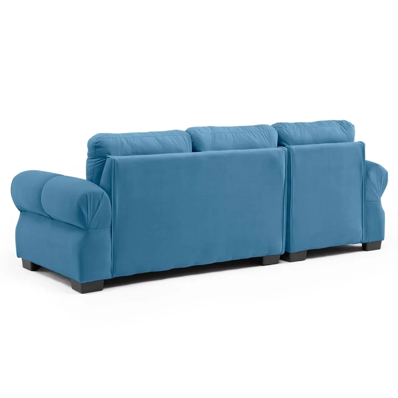SECCIONAL IZQUIERDO LIVING FACTORY OREGON 4 CUERPOS AZUL - 4