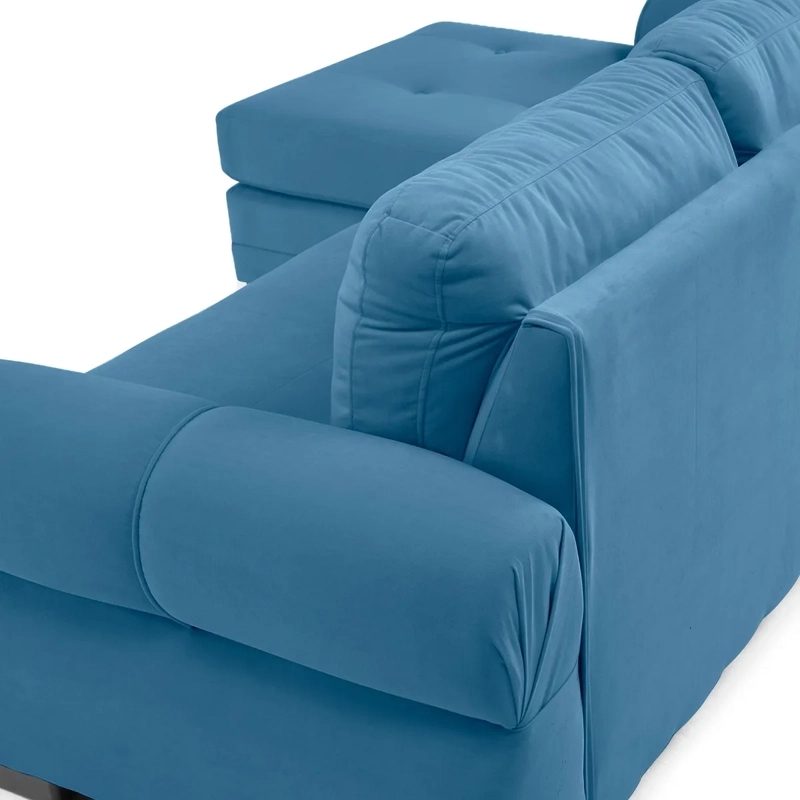 SECCIONAL IZQUIERDO LIVING FACTORY OREGON 4 CUERPOS AZUL - 6