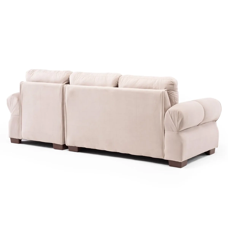 SECCIONAL DERECHO LIVING FACTORY OREGON 4 CUERPOS BEIGE - 4
