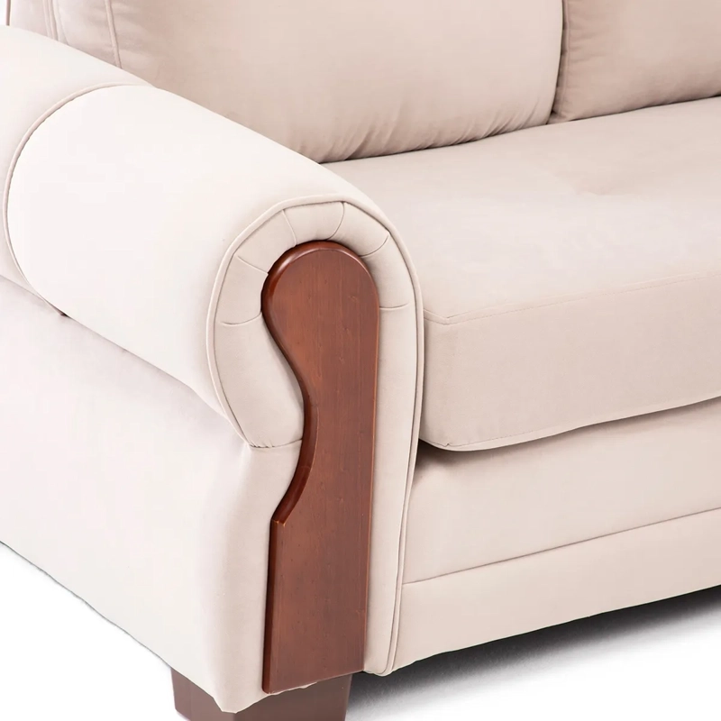 SECCIONAL DERECHO LIVING FACTORY OREGON 4 CUERPOS BEIGE - 5