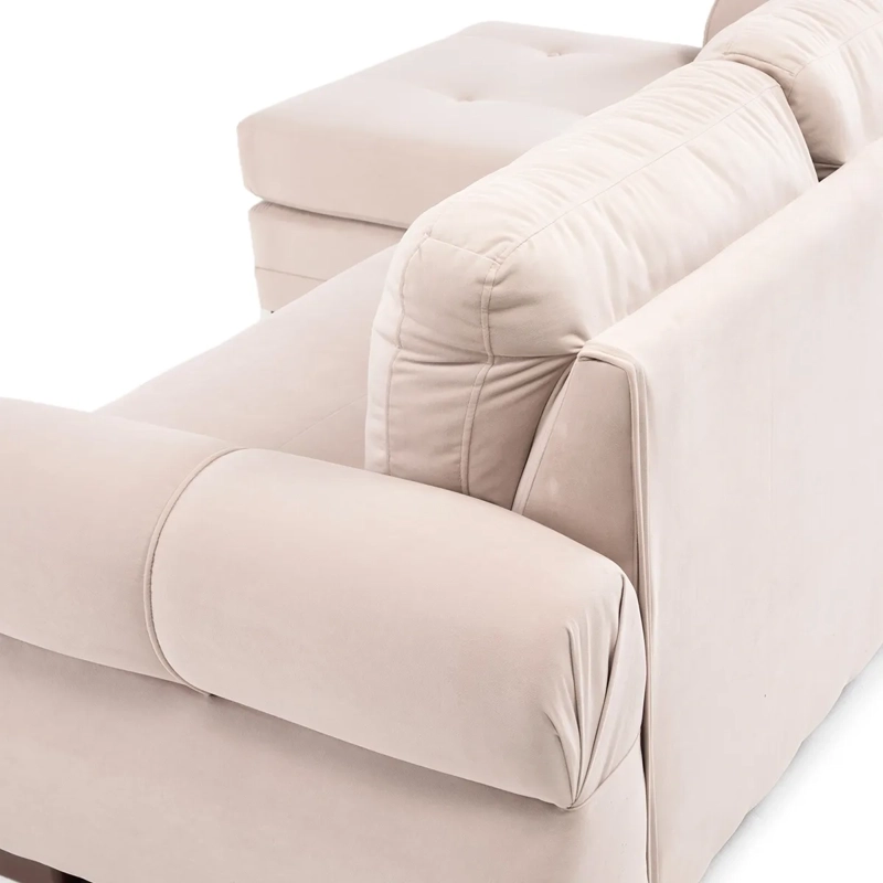 SECCIONAL IZQUIERDO LIVING FACTORY OREGON 4 CUERPOS BEIGE - 6