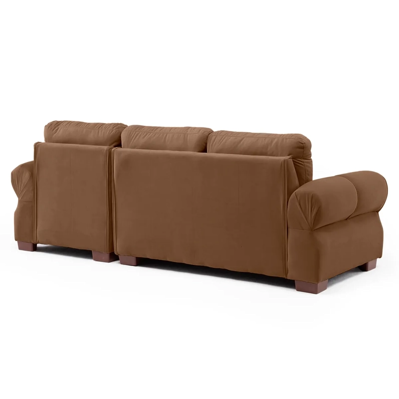 SECCIONAL DERECHO LIVING FACTORY OREGON 4 CUERPOS CHOCOLATE - 4