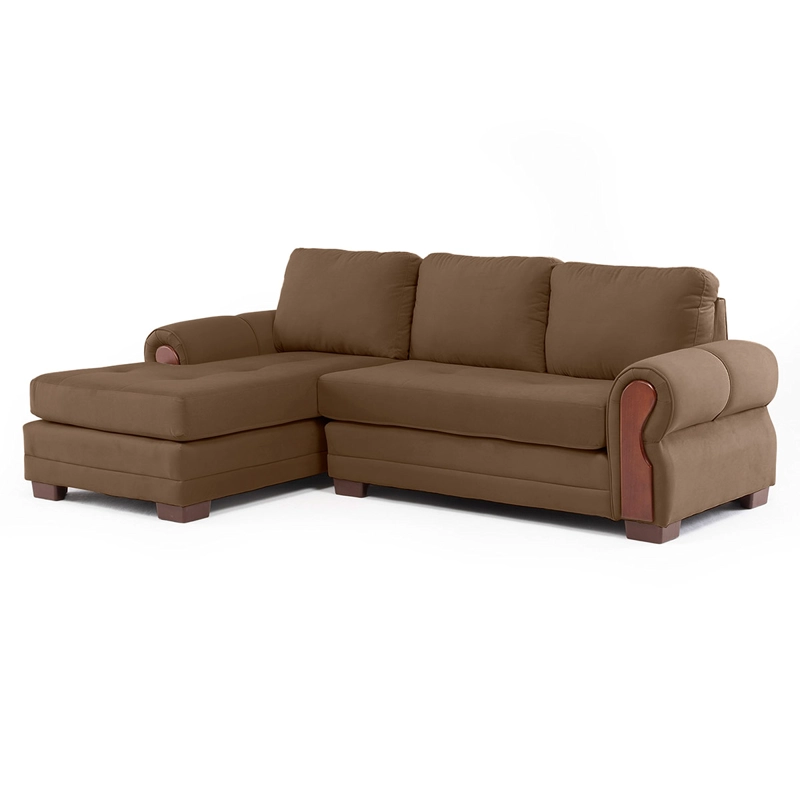 SECCIONAL IZQUIERDO LIVING FACTORY OREGON 4 CUERPOS CHOCOLATE - 2
