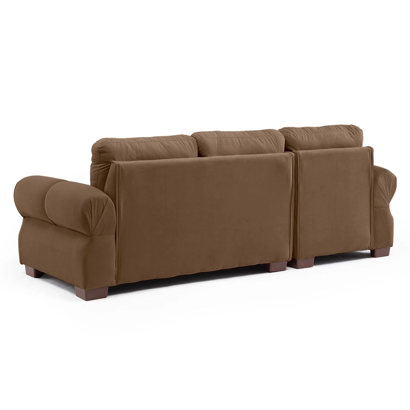 SECCIONAL IZQUIERDO LIVING FACTORY OREGON 4 CUERPOS CHOCOLATE - 5