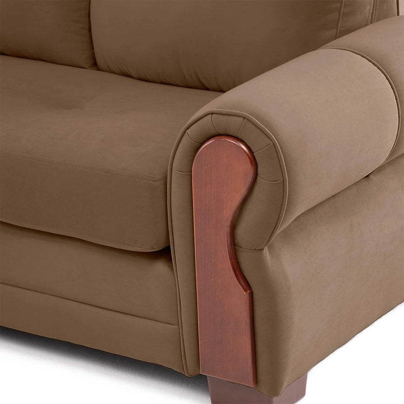 SECCIONAL IZQUIERDO LIVING FACTORY OREGON 4 CUERPOS CHOCOLATE - 6