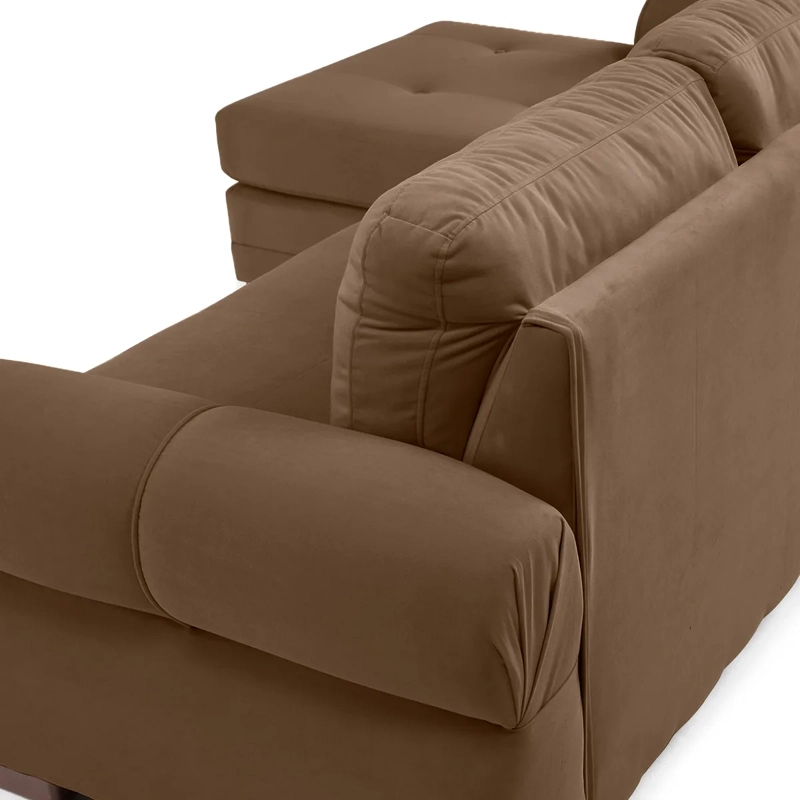 SECCIONAL IZQUIERDO LIVING FACTORY OREGON 4 CUERPOS CHOCOLATE - 6