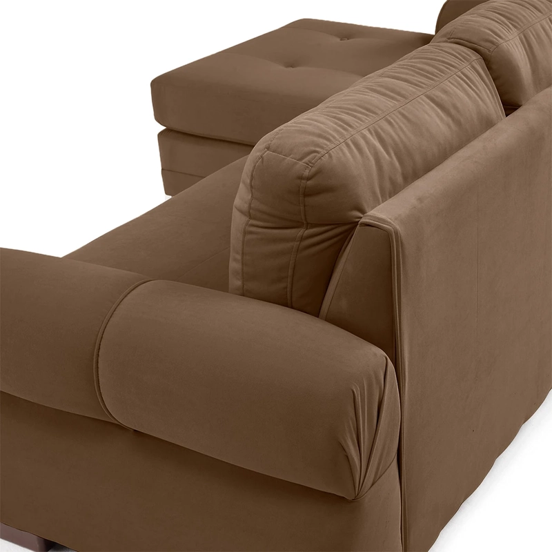 SECCIONAL IZQUIERDO LIVING FACTORY OREGON 4 CUERPOS CHOCOLATE - 7