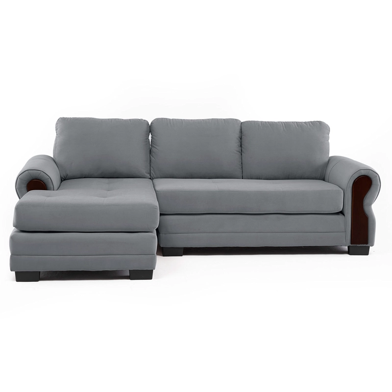 SECCIONAL IZQUIERDO LIVING FACTORY OREGON 4 CUERPOS GRIS - 2