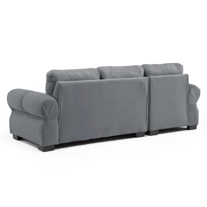 SECCIONAL IZQUIERDO LIVING FACTORY OREGON 4 CUERPOS GRIS - 6
