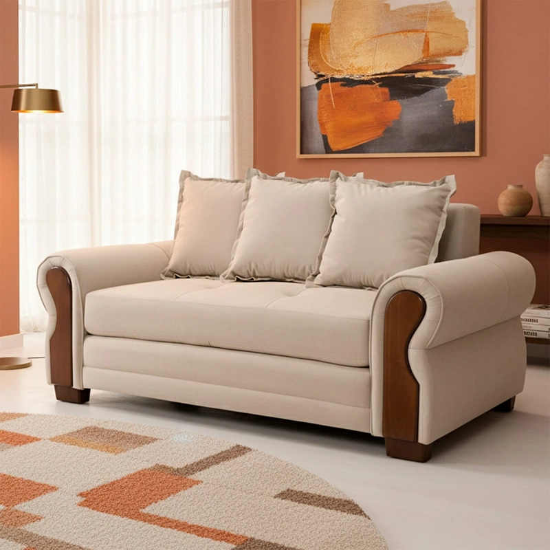 SOFÁ LIVING FACTORY ARIZONA 2 CUERPOS BEIGE - 7
