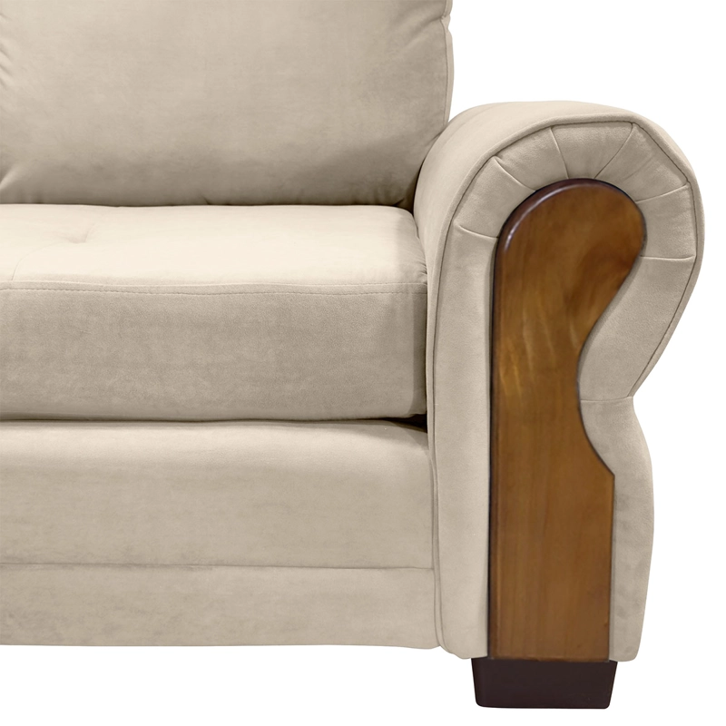 SOFÁ LIVING FACTORY OREGON 2 CUERPOS BEIGE - 6