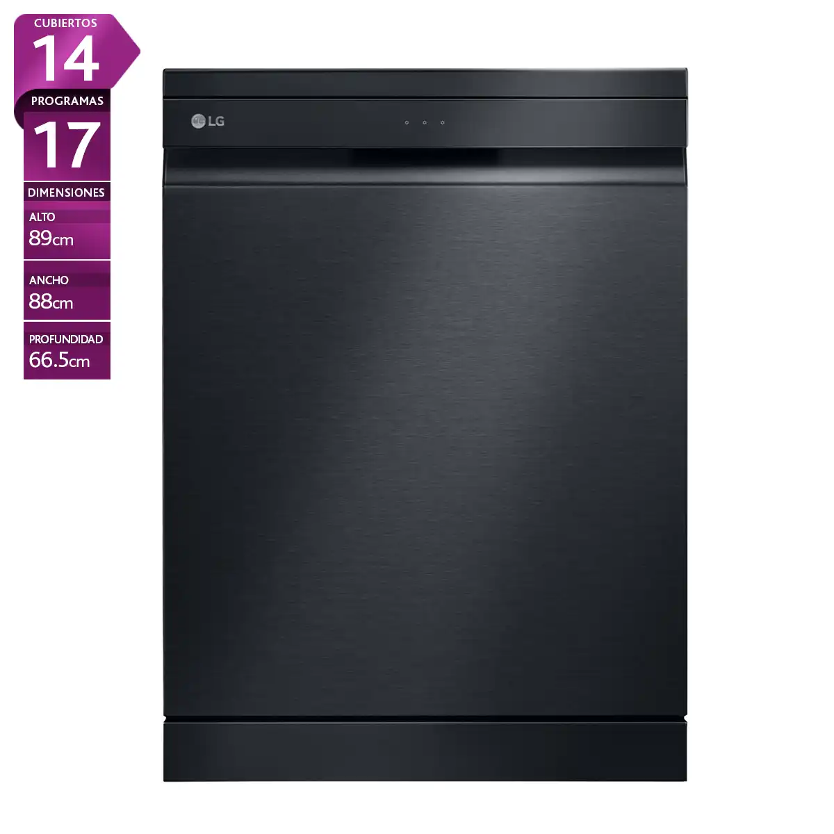 LAVAVAJILLA LG 14 CUBIERTOS DF455HMS