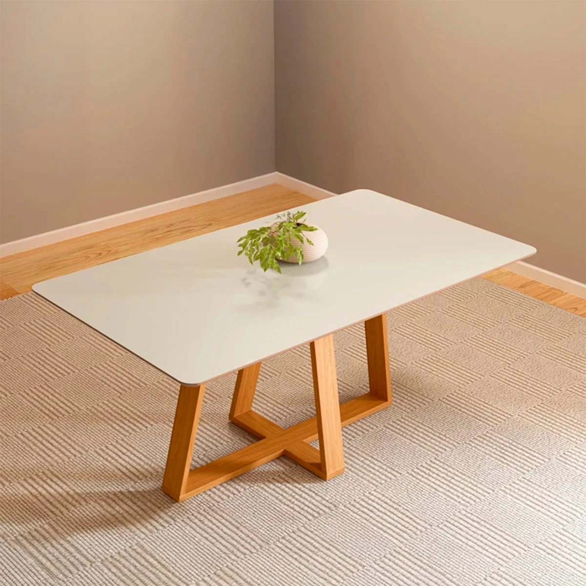 JUEGO DE COMEDORE DECOCASA TM87 6S CAFÉ - 2
