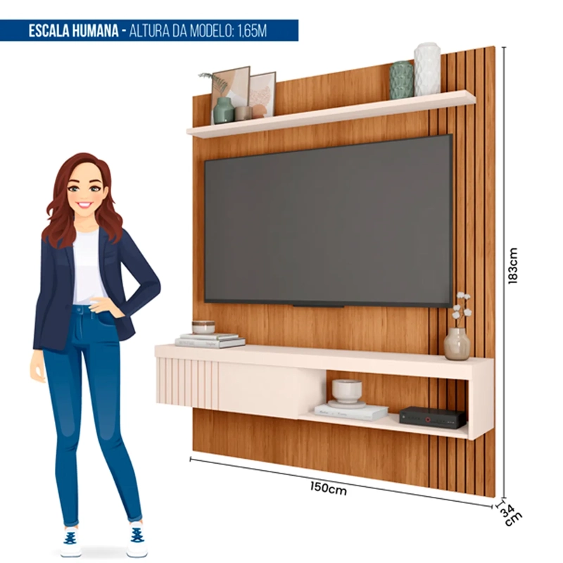 PANEL TV DECOCASA JADE 55" - 3