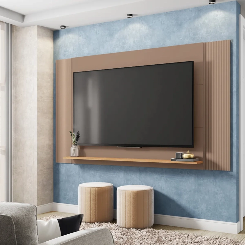 PANEL TV DECOCASA MONDRIAN 65" GRIS - 4