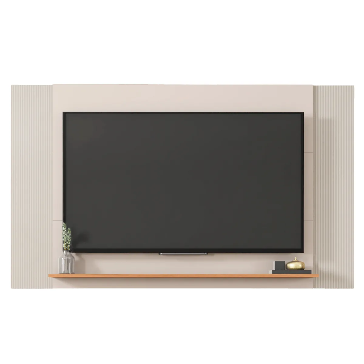 PANEL TV DECOCASA MONDRIAN 65" BEIGE - 1