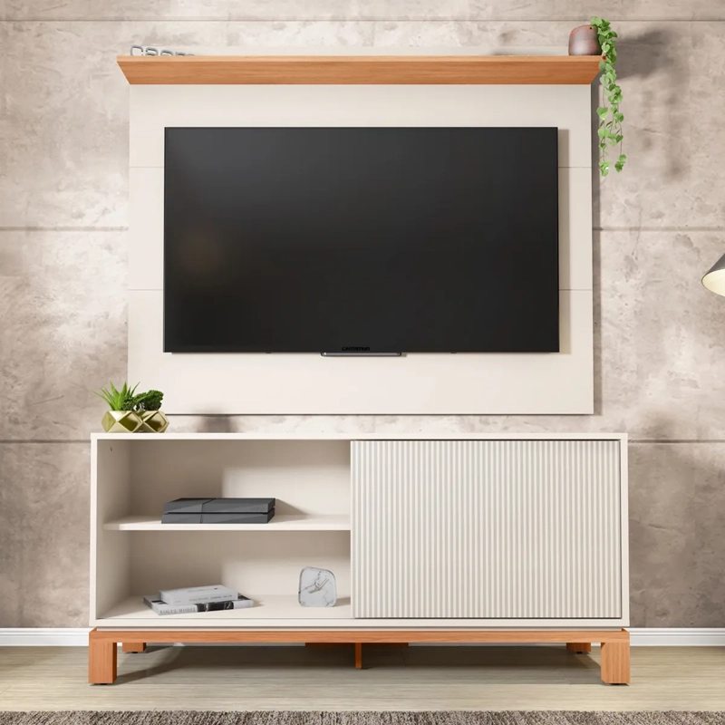 PANEL+RACK TV DECOCASA MONDRIAN 46" - 4
