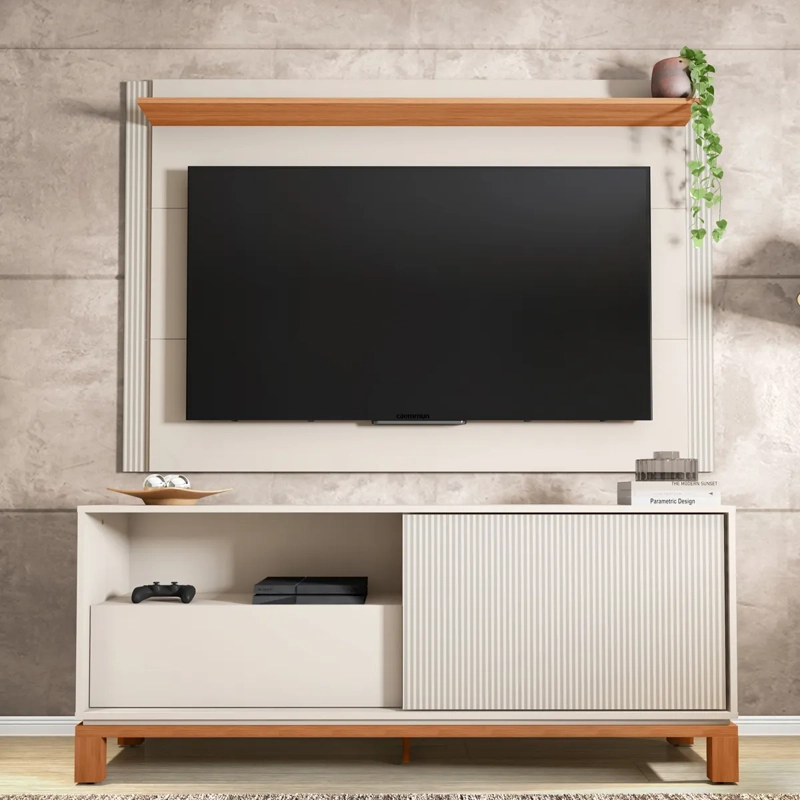 PANEL+RACK TV DECOCASA MONDRIAN 55" - 5