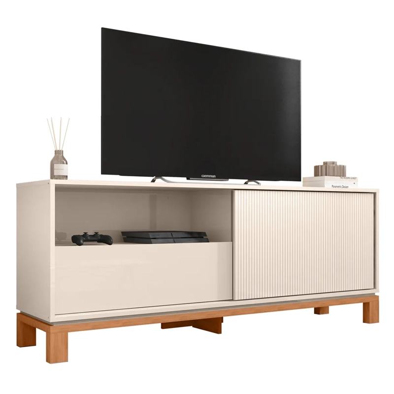 PANEL+RACK TV+VITRINA DECOCASA MONDRIAN 55" - 3