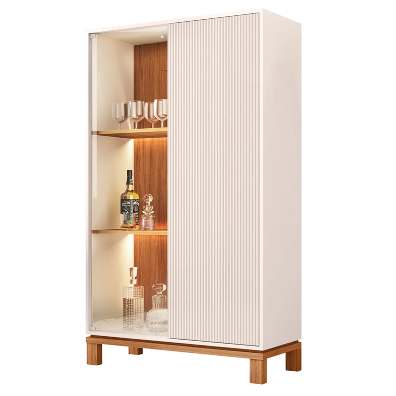 PANEL+RACK TV+VITRINA DECOCASA MONDRIAN 55" - 4