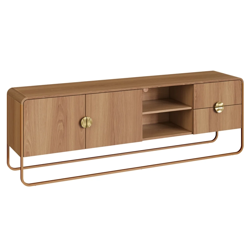 RACK TV DECOCASA LUNA 50" 2P 2C - 2