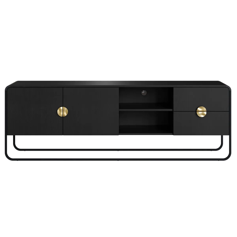 RACK TV DECOCASA LUNA 50" 2P 2C