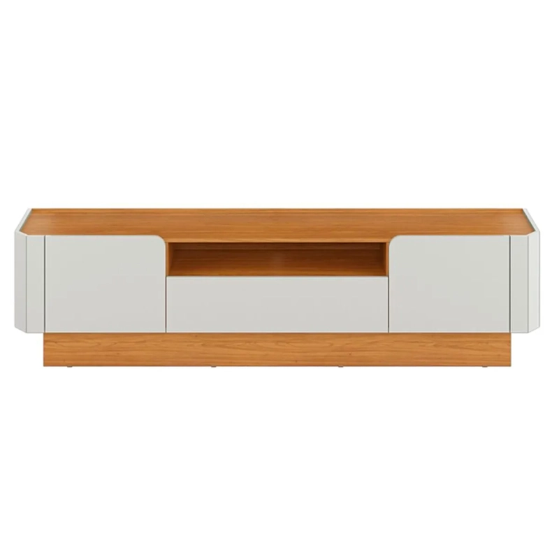 RACK TV DECOCASA R427 75" 2P 1C BEIGE - 1