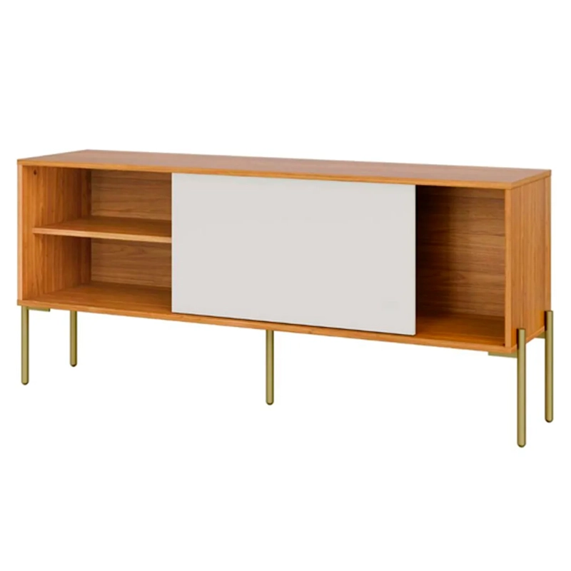 RACK TV DECOCASA R516 50" 1P CAFÉ - 2