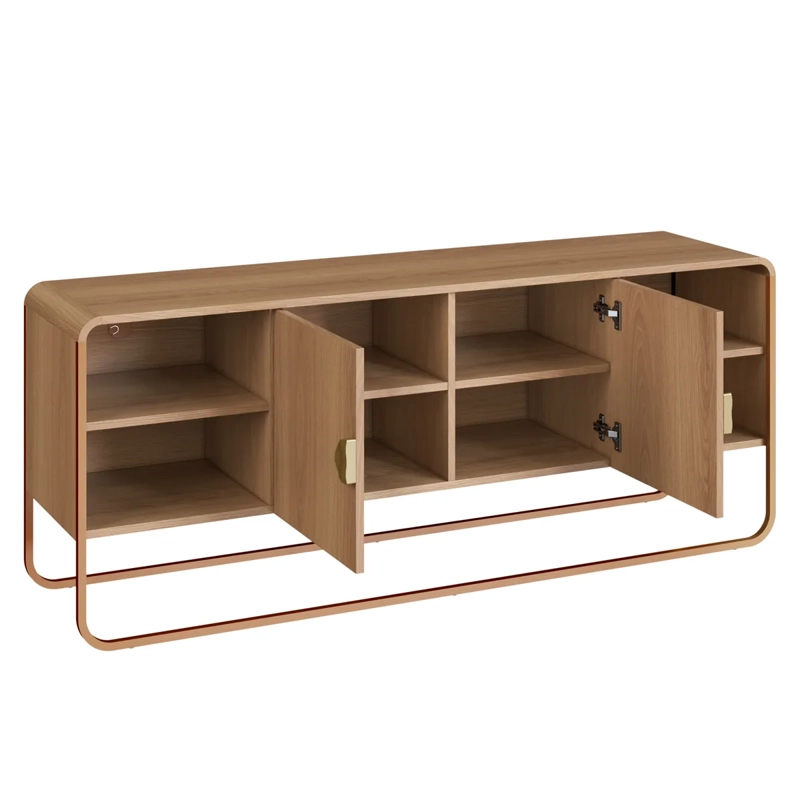 SET MUEBLES DECOCASA LUNA NEGRO - 4