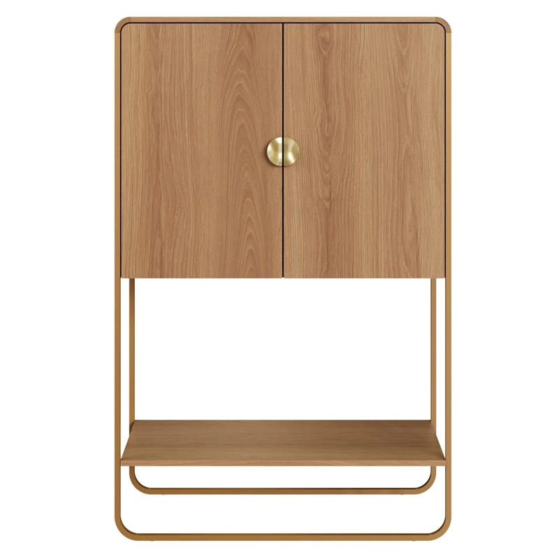SET MUEBLES DECOCASA LUNA NEGRO - 5