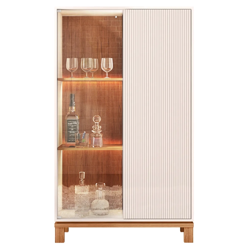 VITRINA DECOCASA MONDRIAN 1P BEIGE - 1