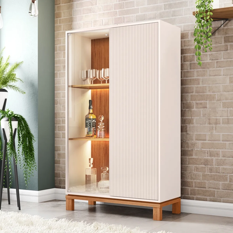VITRINA DECOCASA MONDRIAN 1P BEIGE - 4
