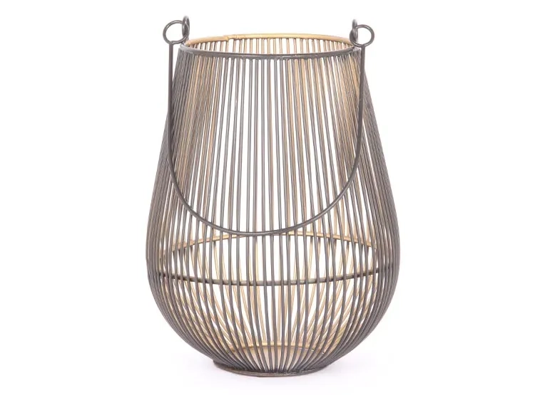 FAROL RIPLEY HOME METAL BLACK 25 CM - 1