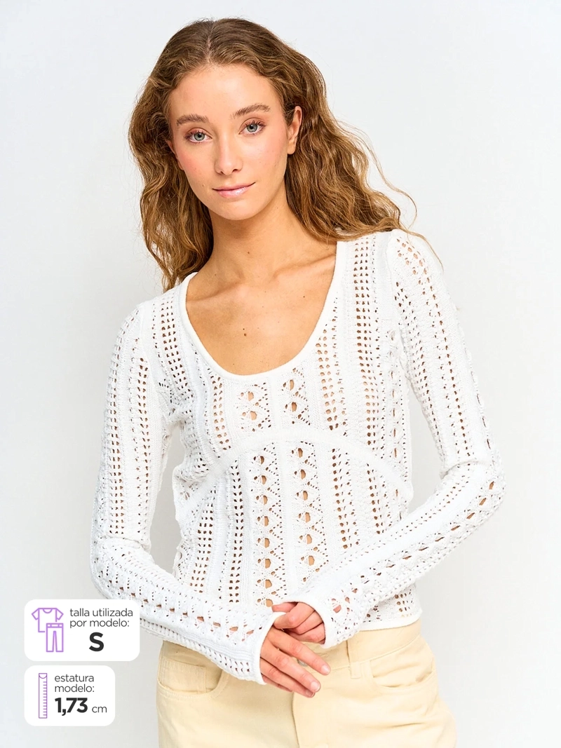 SWEATER MUJER EFESIS ALGODÓN LYAN - 1