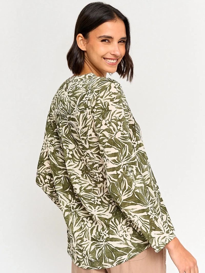 BLUSA MUJER REGATTA MANGA LARGA BOLSILLO LENTEJUELAS - 2