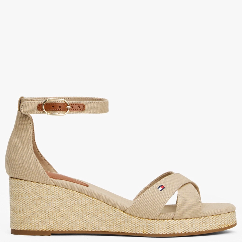 SANDALIAS MUJER TOMMY HILFIGER BEIGE FW0FW08481ACC - 1