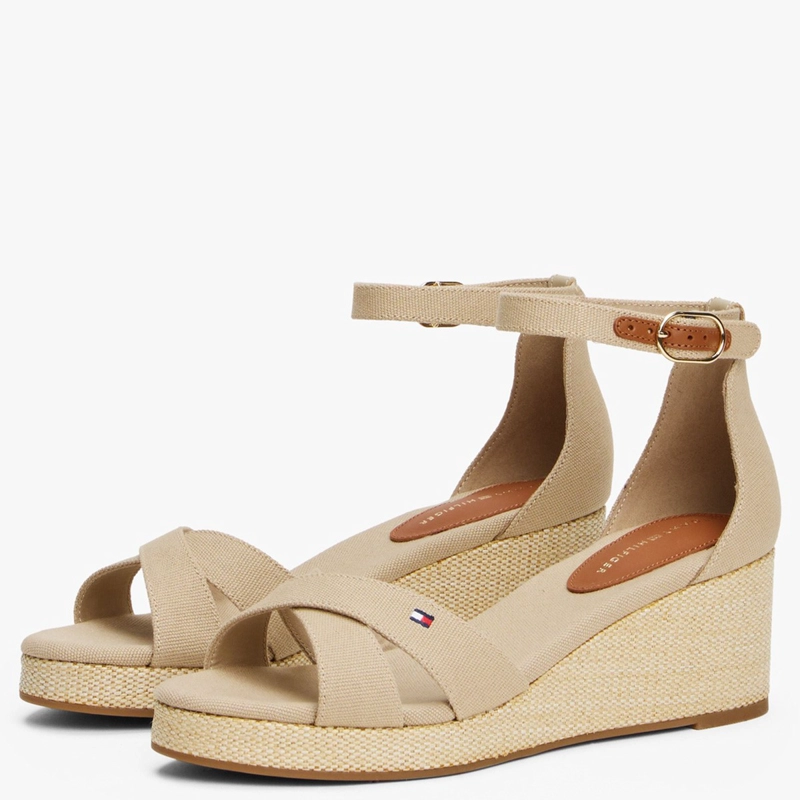 SANDALIAS MUJER TOMMY HILFIGER BEIGE FW0FW08481ACC - 3