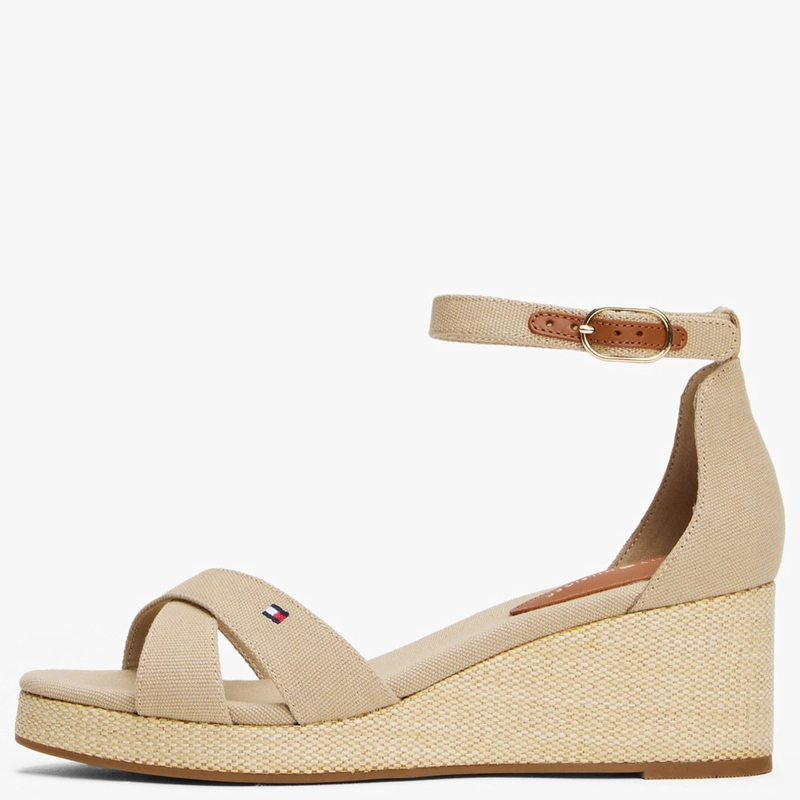 SANDALIAS MUJER TOMMY HILFIGER BEIGE FW0FW08481ACC - 4