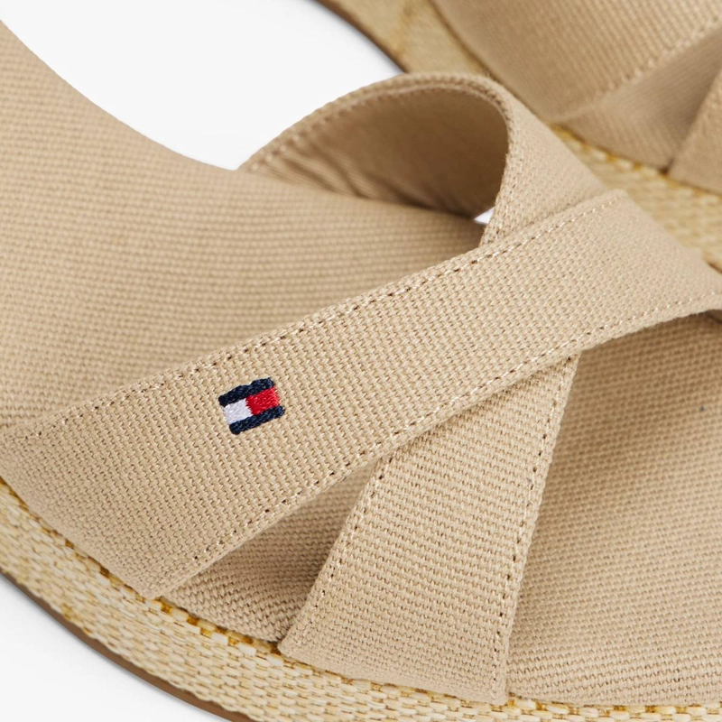 SANDALIAS MUJER TOMMY HILFIGER BEIGE FW0FW08481ACC - 8
