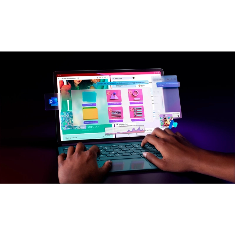 TABLET LENOVO TAB YOGA PLUS 12.7” 256GB + TECLADO + LÁPIZ  - 10