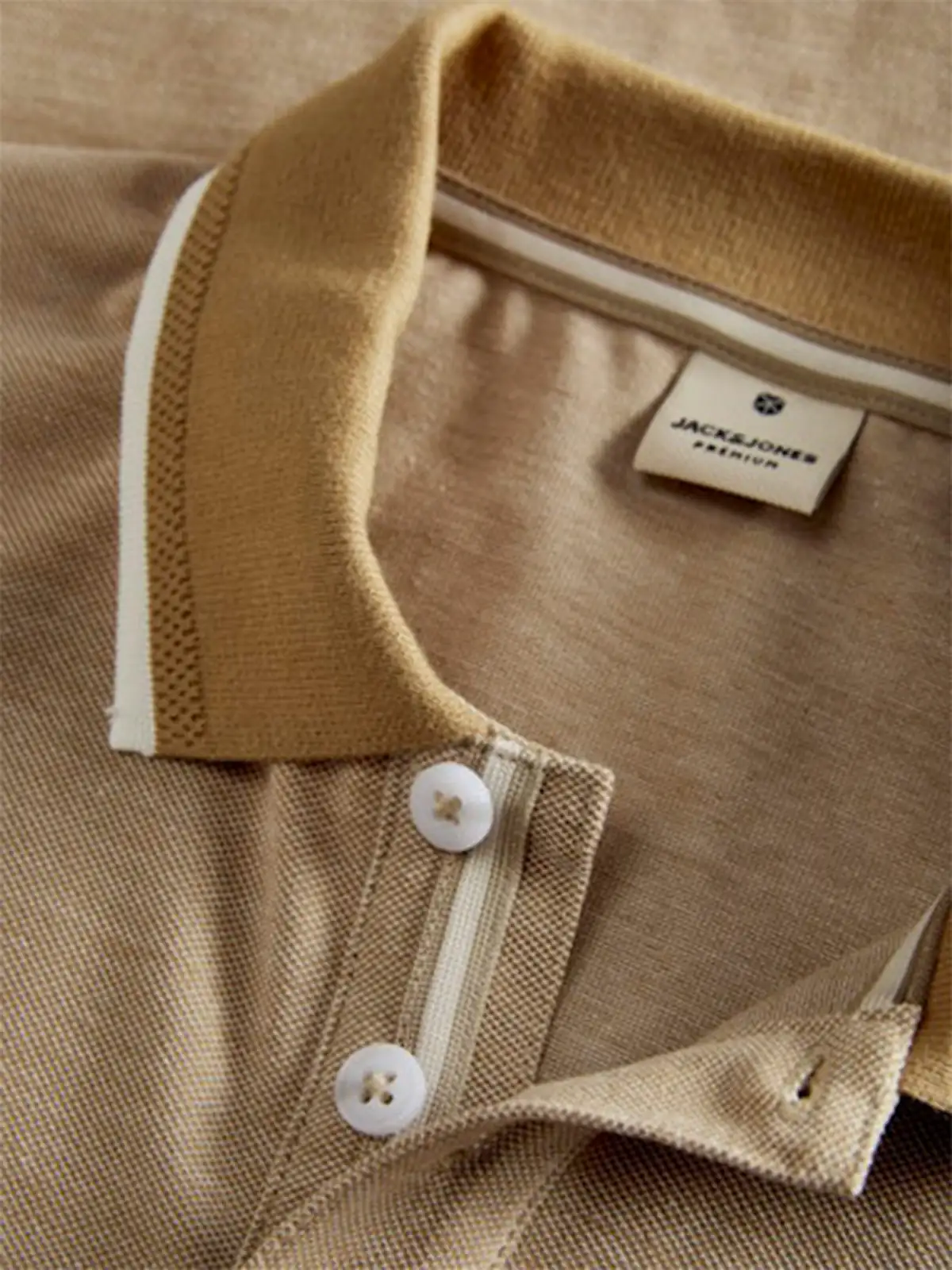 POLERA HOMBRE JACK & JONES ALGODÓN MANGA CORTA - 3