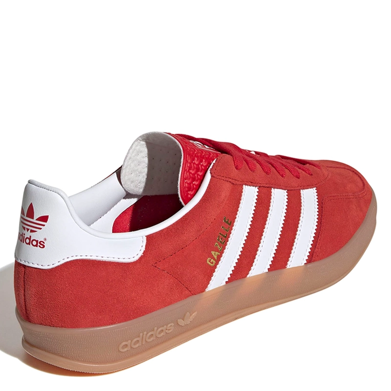 ZAPATILLAS MUJER ADIDAS ORIGINALS CASUALES ROJO GAZELLE INDOOR - 4