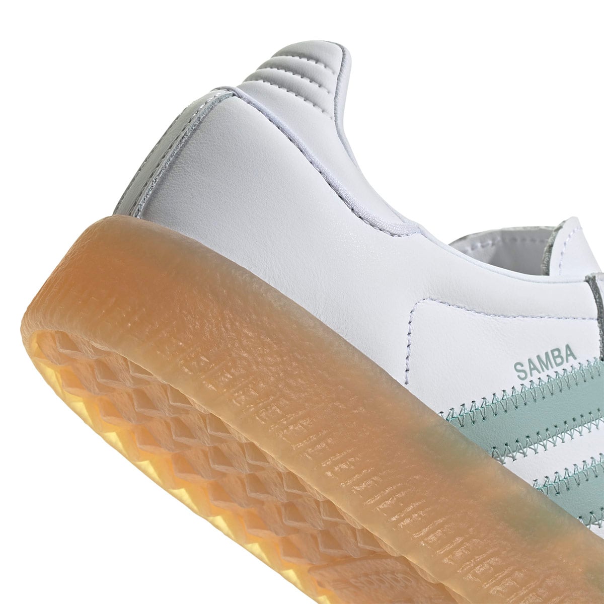 ZAPATILLAS MUJER ADIDAS ORIGINALS CASUALES BLANCO SAMBAE CUERO - 8