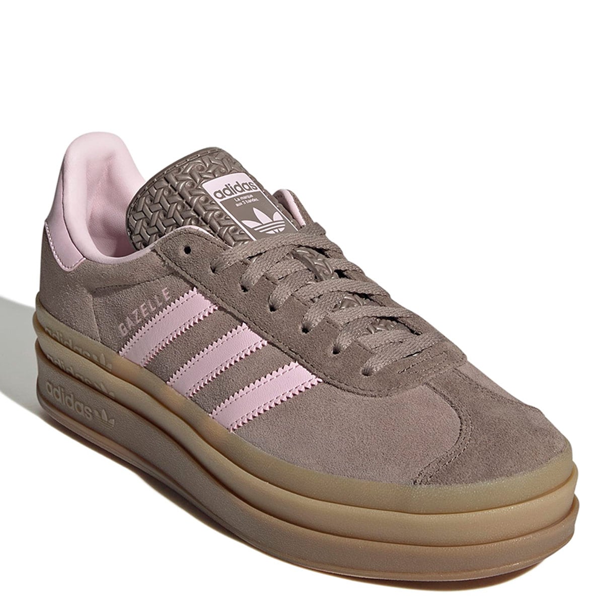 ZAPATILLAS MUJER ADIDAS ORIGINALS CASUALES CAFÉ GAZELLE BOLD W - 2