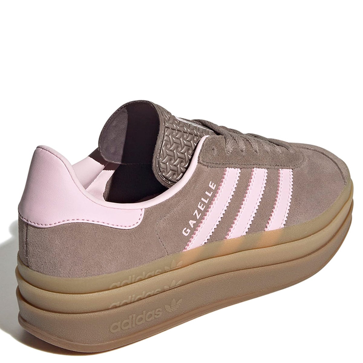 ZAPATILLAS MUJER ADIDAS ORIGINALS CASUALES CAFÉ GAZELLE BOLD W - 4