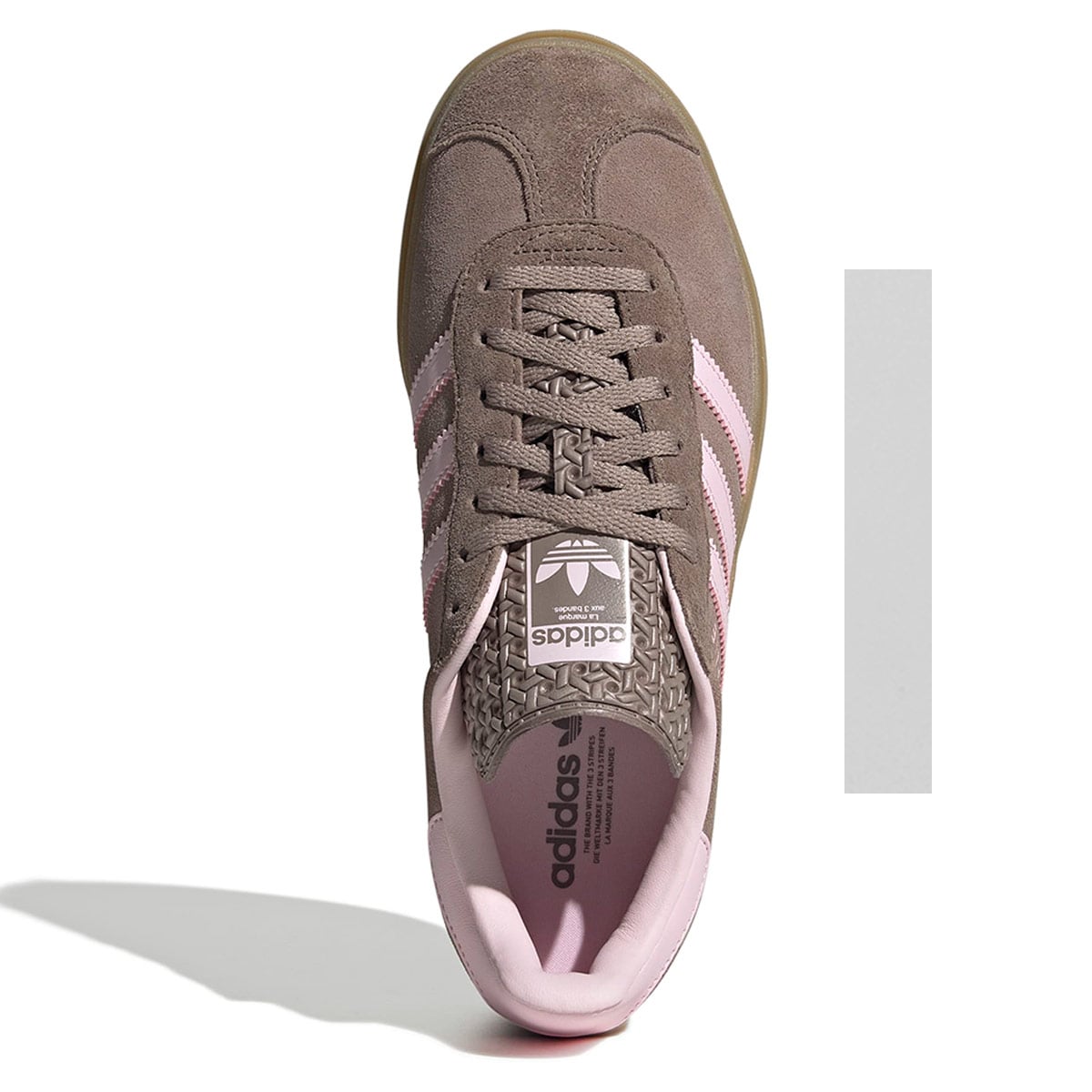 ZAPATILLAS MUJER ADIDAS ORIGINALS CASUALES CAFÉ GAZELLE BOLD W - 5